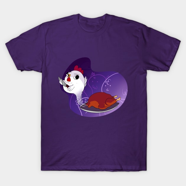 Ghost Chicken T-Shirt by Aremia17